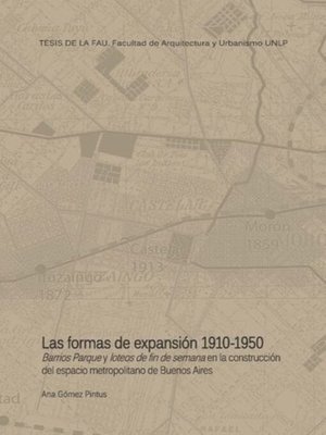 cover image of LAS FORMAS DE LA EXPANSIÓN 1910-1950